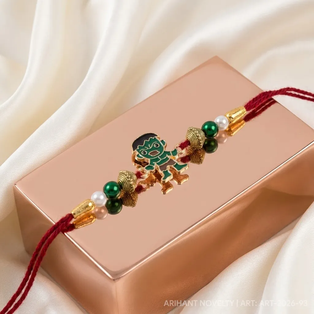 Hulk Superhero Rakhi – handmade Kids rakhi from Bikaner by Arihant Novelty